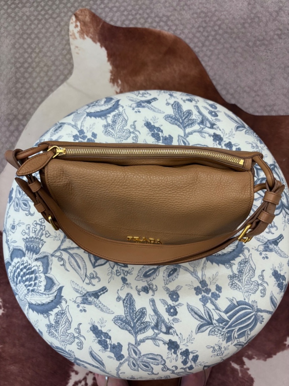 Excellent Condition - Prada Vitello Daino Shoulder bag - Picture 9 of 10